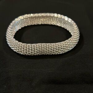 Tiffany&Co Somerset wide mesh bangle